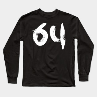 Number 64 Long Sleeve T-Shirt
